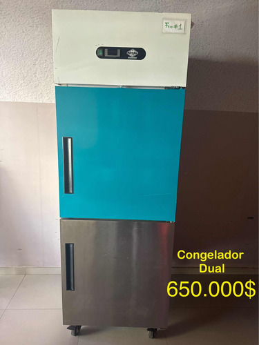 Congelador / Refrigerador Dual Industrial En Acero Inoxidabl