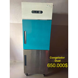 Congelador / Refrigerador Dual Industrial En Acero Inoxidabl