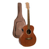 Guitarra Ga-38-maho-st-q Bamboo Tapa Maciza + Fishman +funda