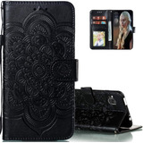 Funda Billetera Para Moto One Hyper Mandala Negro.