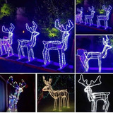 Reno Navideño Led 120 Cm Navidad Decoración Con Movimiento