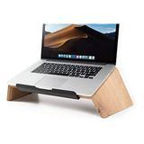 Base O Soporte - Laptop Stand - Wooden Ergonomic Macbook Ris