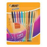 Boligrafo Bic Cristal Fashion 10 Piezas Punta Gruesa 1.2 Mm