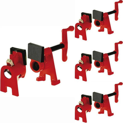 4 Grampo Sargento Para Canos 3/4 Tipo Pipe Clamp