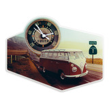 Brisa Vw Collection - Volkswagen Reloj De Pared Retro Vintag
