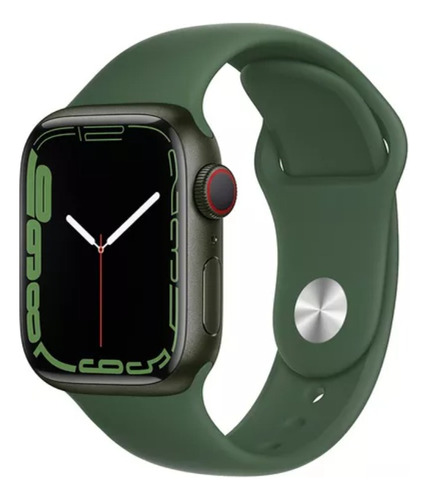 Apple Watch Serie 7 Gps Telefone Lte 41 Verde Lindo Perfeito