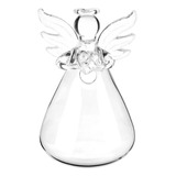 Jarrón Colgante De Cristal Con Forma De Ángel Para Terrario