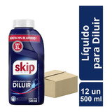 Pack Skip Jabon Liquido Para Diluir Rinde 3 Lt 12un X 500 Ml