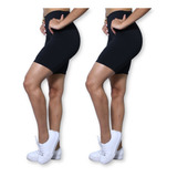 Kit 2 Bermudas  Legging Suplex #top #fitness #promo