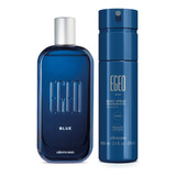 Kit Egeo Blue: Desodorante Colônia + Body Spray