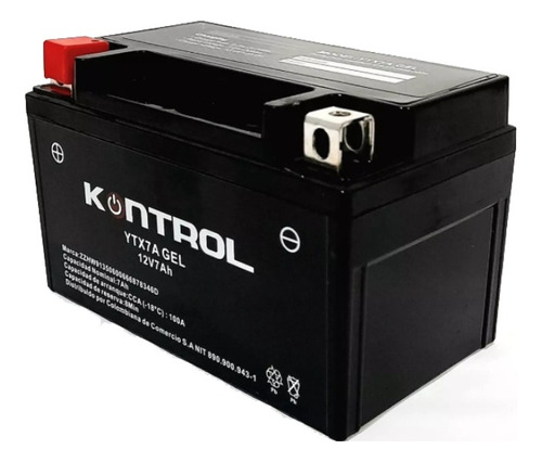 Batería Moto Auteco Kymco Fly 125  Kontrol Ytx7a Gel