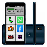 Celular Do Idoso 4g Dual Zte 32gb Tela 5.45' Icones Grandes