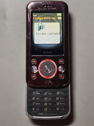 Sony Ericsson W395 Walkman Con Codigo 