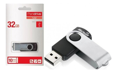 Pen Drive Twist 32gb Multilaser Usb 3.0 Rcr Games