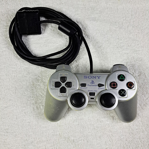 Controle Ps2 Original Prata Funcionando 100% Faço 150