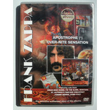 Dvd Frank Zappa Apostrophe Overnitesensation Booklet Imp Usa