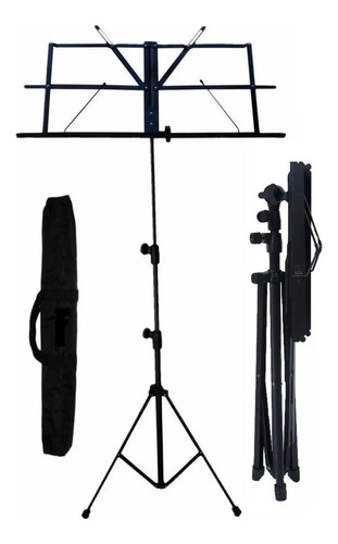 Atril Partitura Con Funda Moon Pp01 110 Cm Alto Musicos Cjf