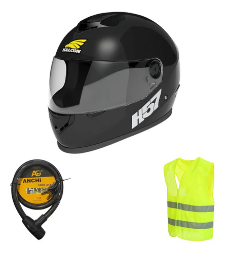 Casco H57 + Linga + Chaleco Reflectivo