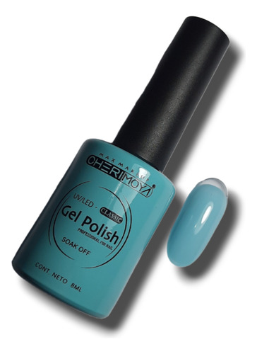 Gel Polish Permanente Cherimoya 8ml 140 Azul Pastel