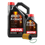 6l Motul 8100 X-clean 5w-30 Wix Filter Engine Motor Oil  Lld