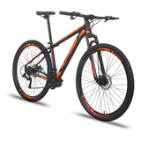 Mountain Bike Alfameq Atx Aro 29 19 27v Freios De Disco Hidráulico Câmbios Indexado Mtb Cor Preto/laranja