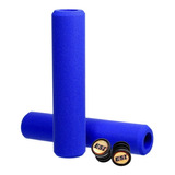 Puños Mtb Esi Grips Chunky Originales 100% Silicona Color Azul