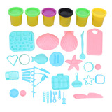 Conjunto De Brinquedos De Argila Para Crianças Diy Mud Cake