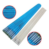 10 Varetas Eletrodo Aluminio E 1 Kg Aço Carbono 6013 Azul  