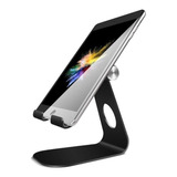 Soporte Tablet Ajustable Para Escritorio, iPad Holder Negro