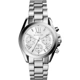 Michael Kors Mini Bradshaw Reloj Plateado Mk6174 Para Mujer