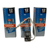 Lâmpada Automotiva Osram H3 55w 12v 64151 Pk22s (kit 3 Und)