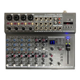 Mezcladora Pasiva Soundtarck Mx-1202u 12 Ch/bt/phantom/usb