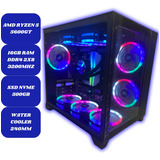 Pc Gamer Ryzen 5 5600g 16gb 500gb B450m Water Cooler