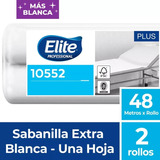 Sabanilla Plus Elite Pack De 2 Rollos 48 Metros 