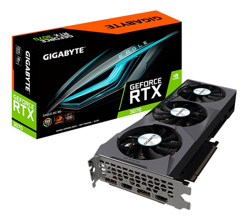 Geforce Rtx 3070 Eagle Oc 8g (rev2.0) Graphics Card, 3x Wind