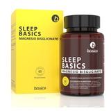 Suplemento En Cápsulas Basics Nutrition  Sleep Basics Magnesio Bisglicinato Magnesio Para El Sueño