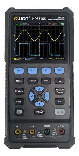 Osciloscopio Owon Multímetro Generador Hds2102s 100 Mhz 2 Ch