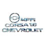 Kit Emblemas Corsa Chevrolet 1.6 Mpfi 5piezas Chevrolet Corsa