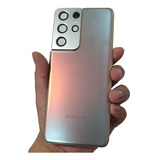 Tapa Trasera Samsung Galaxy S21 Ultra Con Cristal Camara 