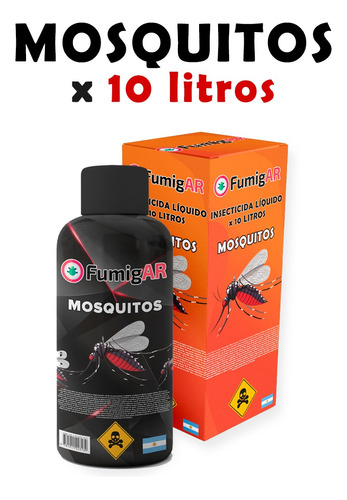 Insecticida Liquido Para Fumigar Mosquitos Veneno Mata X10l