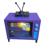 Figura Simpsons Televisor Tv Homero Don Barredora