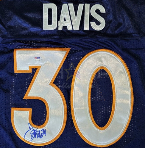 Jersey Autografiado Terrell Davis Denver Broncos Sb Xxxii