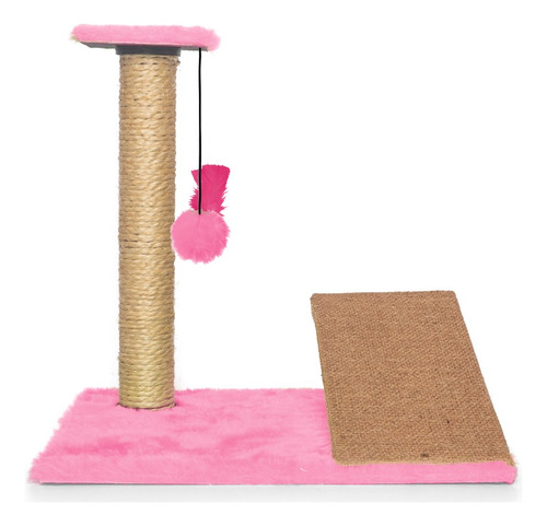 Arranhador Gato Rampa Sisal Com Brinquedo Exclusivo