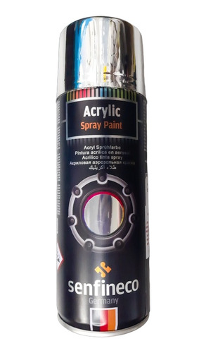 Pintura Acrílico En Aerosol Aluminio Senfineco 400 Ml.