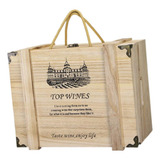 Caja De Vino De Madera Cajas De Regalo De Vino De 6 Botellas