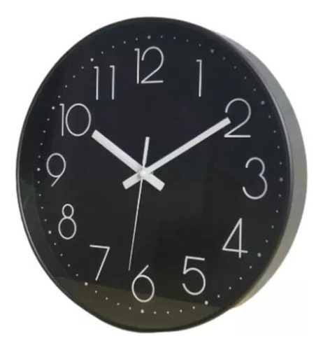 Reloj De Pared Moderno Silencioso Grande Redondo 25cm Quartz