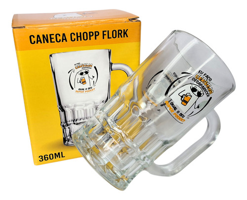 Caneca De Chopp 360ml - Cerveja - Suco