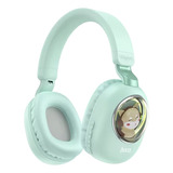 Audífonos Over-ear Bluetooth Diadema Con Figura Gatito Kawai