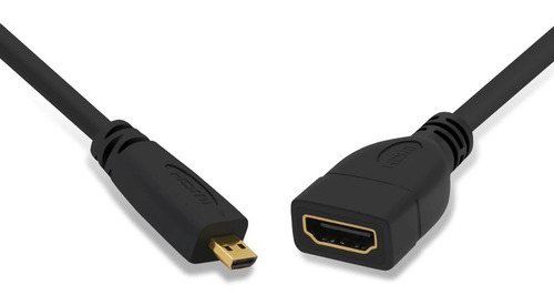 Cable Adaptador Micro Hdmi (macho) A Hdmi (hembra) 15cm