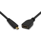 Cable Adaptador Micro Hdmi (macho) A Hdmi (hembra) 15cm